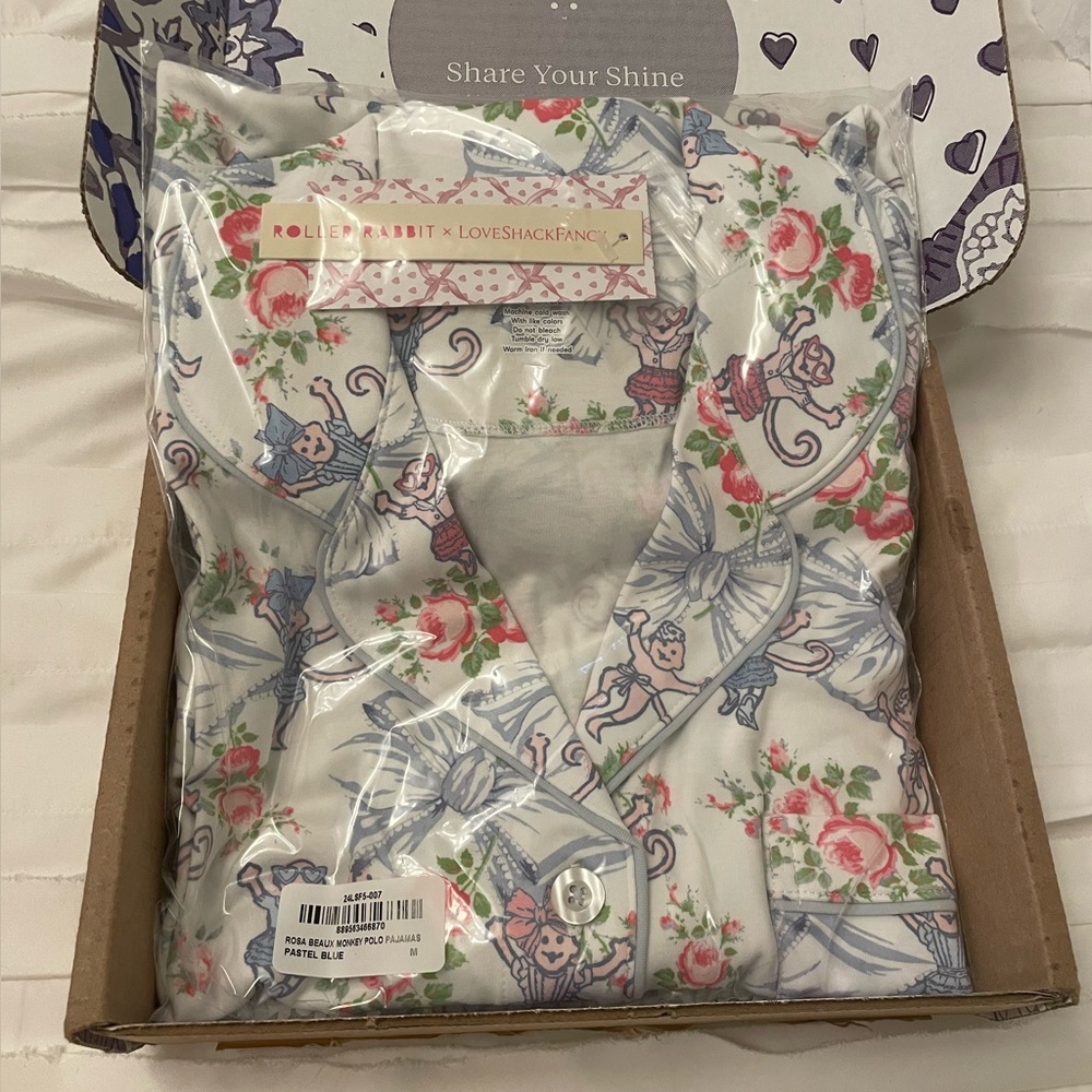 Roller Rabbit X Loveshackfancy Bow Polo Pjs